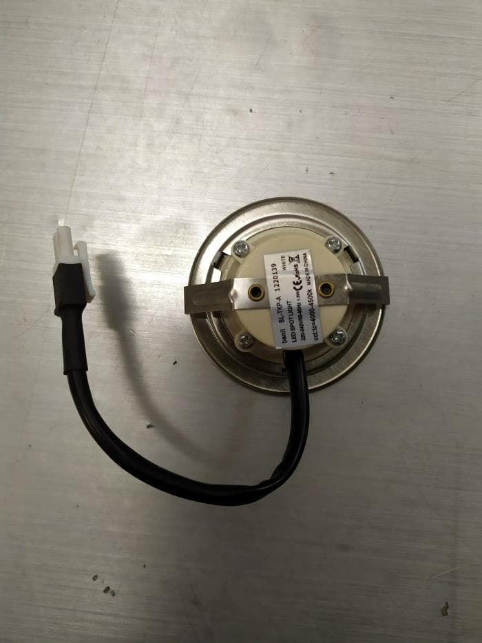 FOCO LED CAMPANA TEKA CON CABLE, DIAMETRO 54/67 mm, 1,5 W, 220 V,   1314050015, BLTKPA1220139 - Imagen 2