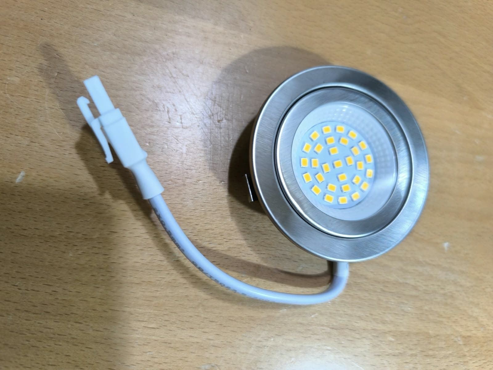 FOCO LED CAMPANA TEKA CON CABLE, DIAMETRO 54/67 mm, 2,5 W, 220 V,   1314050015, BLTKPA1220139 - Imagen 1
