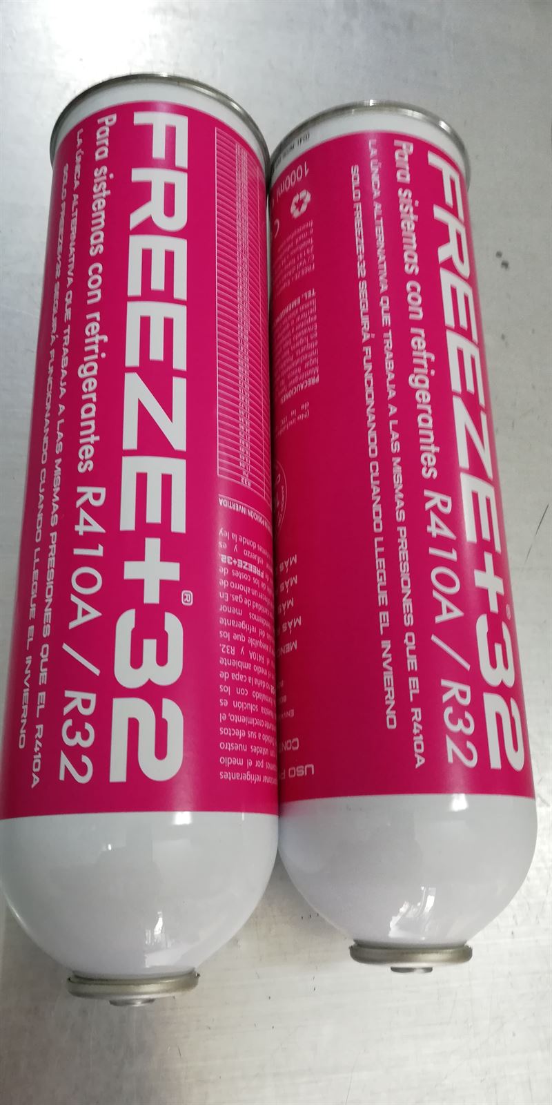 GAS REFRIGERANTE FREEZE+32, R410A, R32, 350 GRAMOS, 1000 MILILITROS, 2 UNIDADES,  6750010002 - Imagen 1