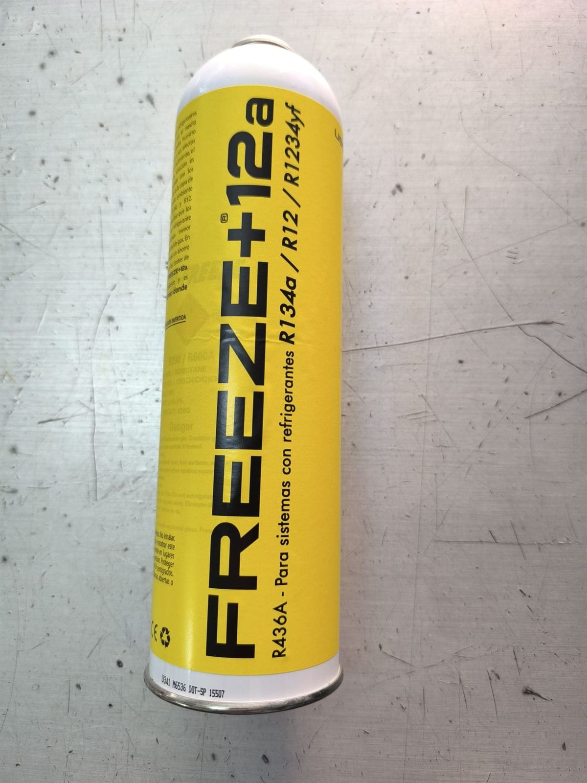 GAS REFRIGERANTE R134, SUSTITUTO R12, R134A. CAJA DE 6 UNIDADES, (GRIFO 6700090004),  6750010000A - Imagen 1