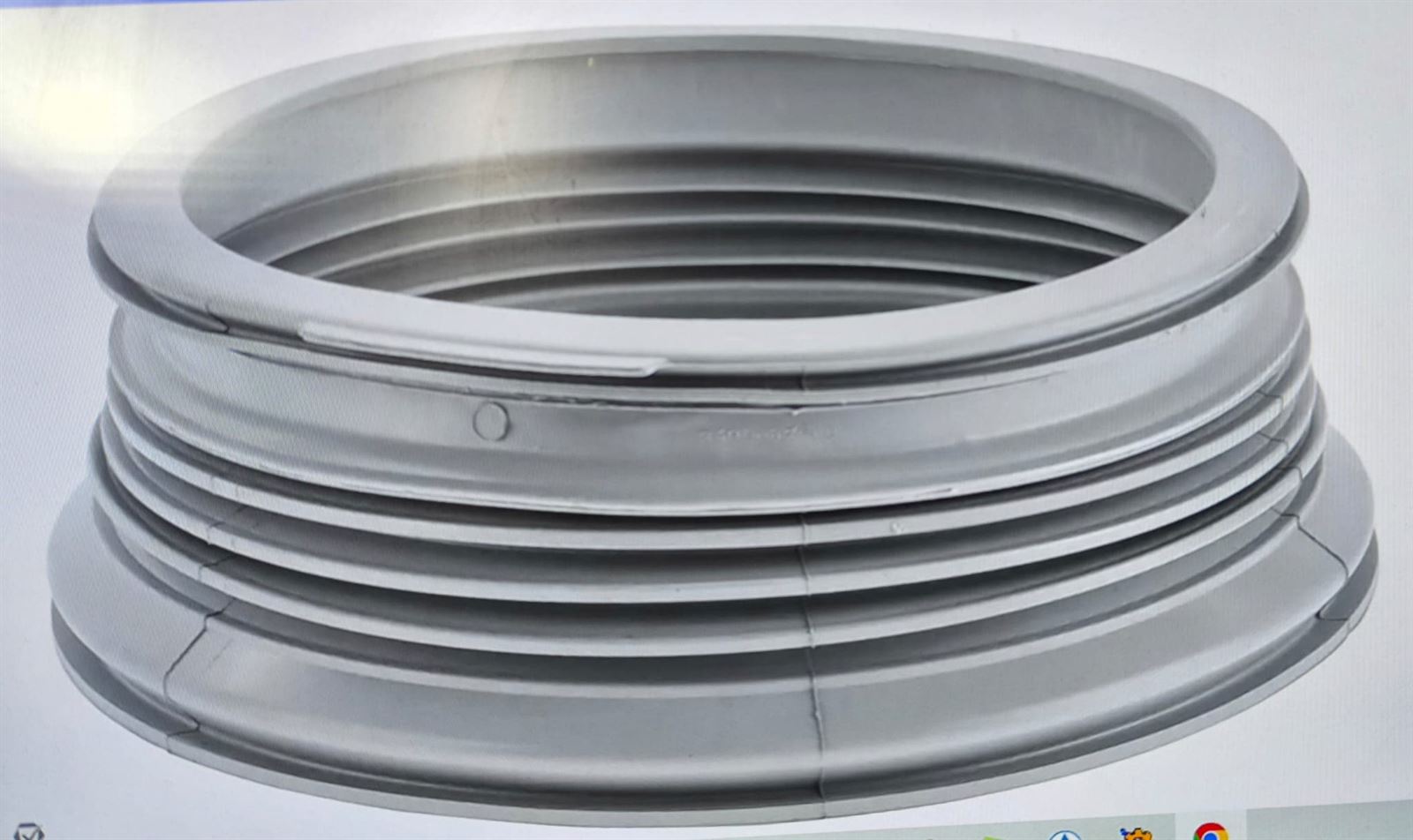 GOMA PUERTA DE LAVADORA BALAY, SUPER SER, SERIE 8200, 5 KG, 5ª GENERACION, 5TE211A, LADO CUBA 320MM, LADO MUEBLE 280MM,  00283935 - Imagen 1