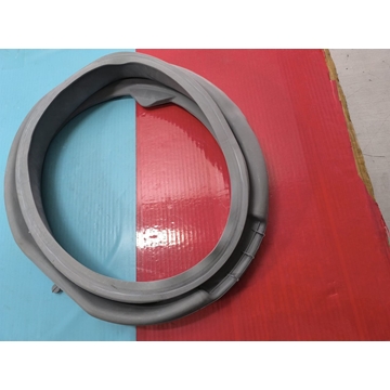 GOMA PUERTA LAVADORA ARISTON, INDESIT, AQUALIS 8 KG, LADO CUBA 400MM, LADO MUEBLE 370MM, CON TETON SIN IRIS, 100430036 - Imagen 2