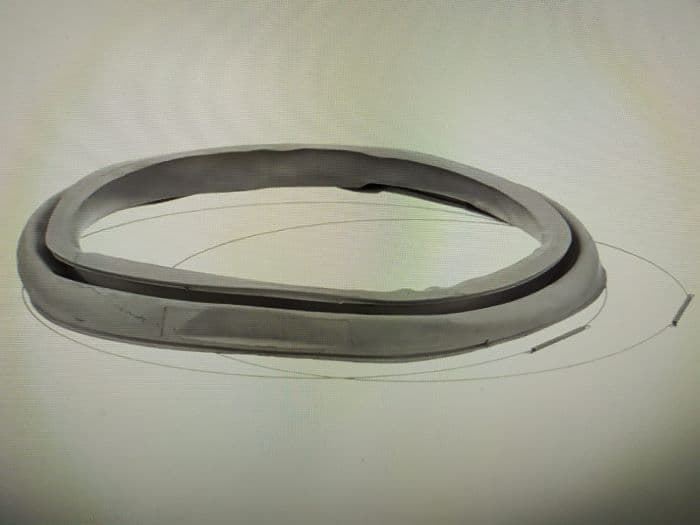 GOMA PUERTA LAVADORA BALAY, BOSCH, CALIDAD ORIGINAL,  00667489 - Imagen 1