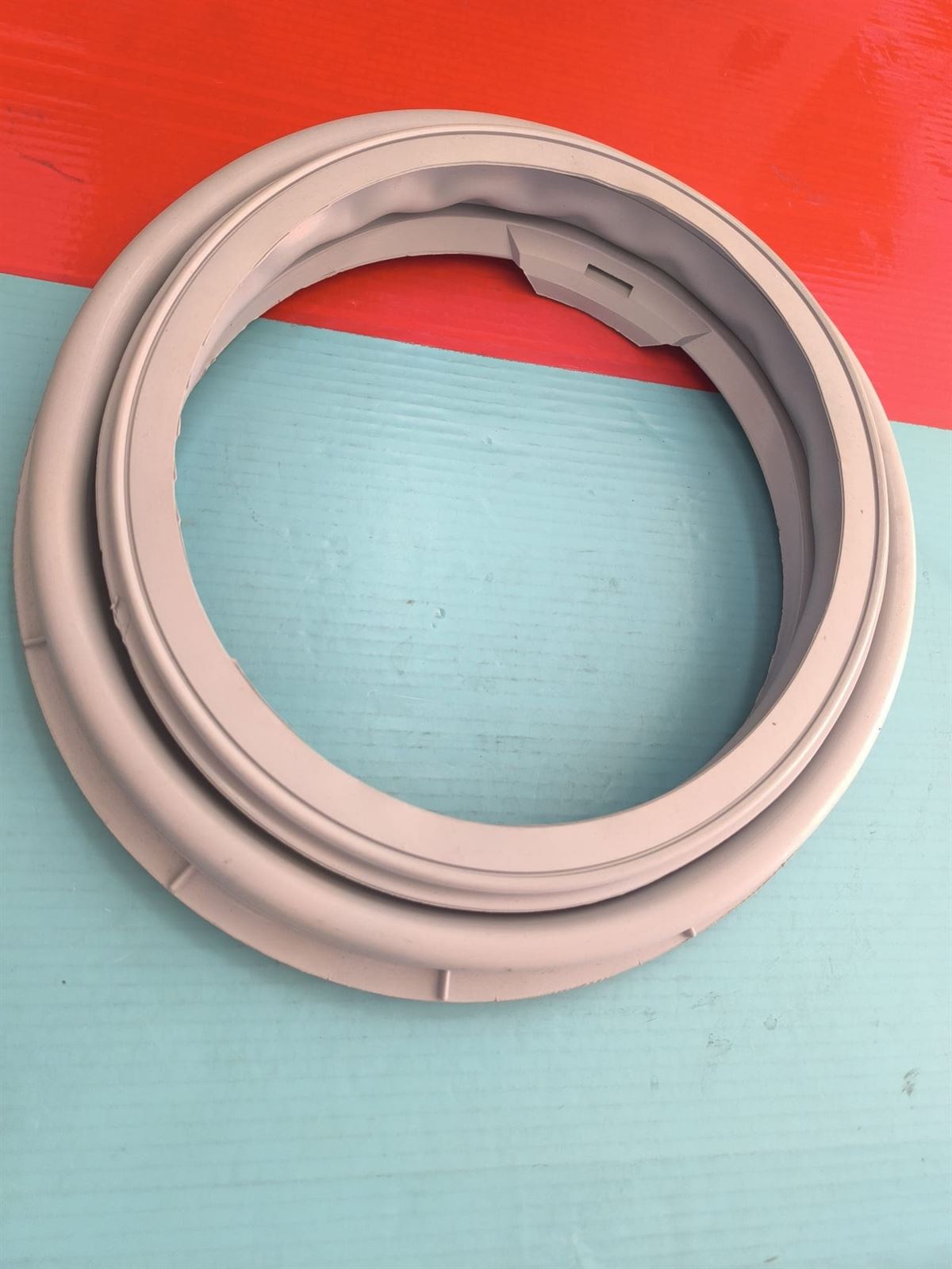 GOMA PUERTA LAVADORA WHIRLPOOL, INDSESIT, BAUKNERCHT, 360/320/63MM, 481246068617 - Imagen 1