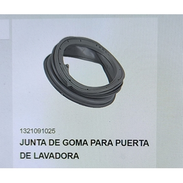 GOMA PUERTA LAVADORA ZANUSSI, ELECTROLUX, AEG, RECAMBIO ORIGINAL, 1 UNIDAD, 1260589005 - Imagen 1