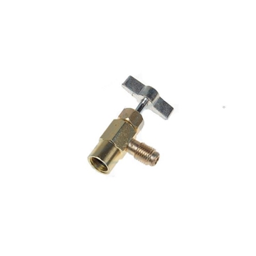 Grifo botella gas refrigerante (valido para botellas 6750010000,6750010001,6750010002) R134/ R22/R404/R407,R410,R32,   6700090004 - Imagen 1