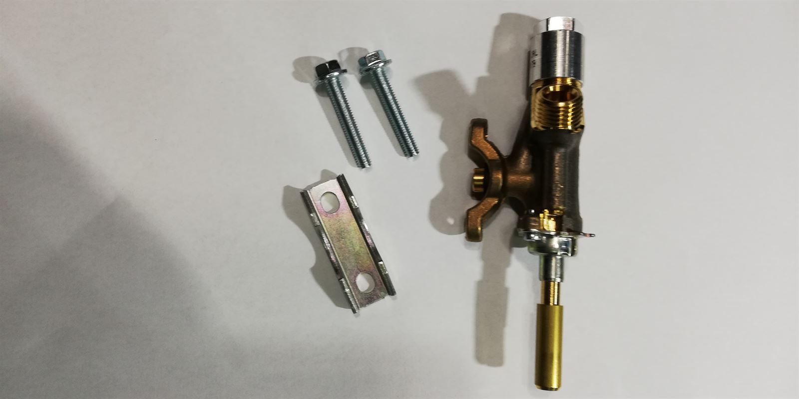GRIFO COCINA, GRIFO PLANCHA ASAR, CON BRIDA 30MM, TORNILLO M5, SALIDA M14, CON ELECTROIMAN,  ZK098 - Imagen 2