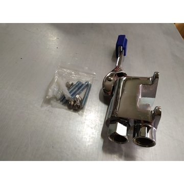 GRIFO DE PIE LAVAMANOS AGUA FRIA, ROSCA HEMBRA 1/2 PULGADA, 542914 - Imagen 1