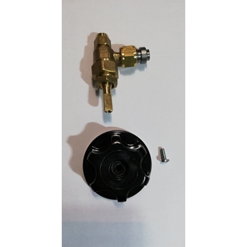 GRIFO GAS COCINA, BUTANO, PROPANO GAS NATURAL, EJE 8MM, CON MANDO, 22UN14 - Imagen 1