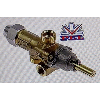 GRIFO GAS PEL21/SV BARBACOA / MESA CALIENTE, Grifo de gas PEL tipo 21S entrada gas M16x1,5 (tubo ø 10mm) A.CM68 - Imagen 1