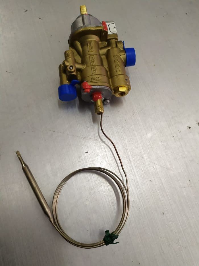 GRIFO TERMOSTATICO HORNO, PLANCHA, FRY TOP  320 ºC, PEL 25ST120-320, ENTRADA GAS M16 SALIDA GAS M16 MM, 101332 - Imagen 2