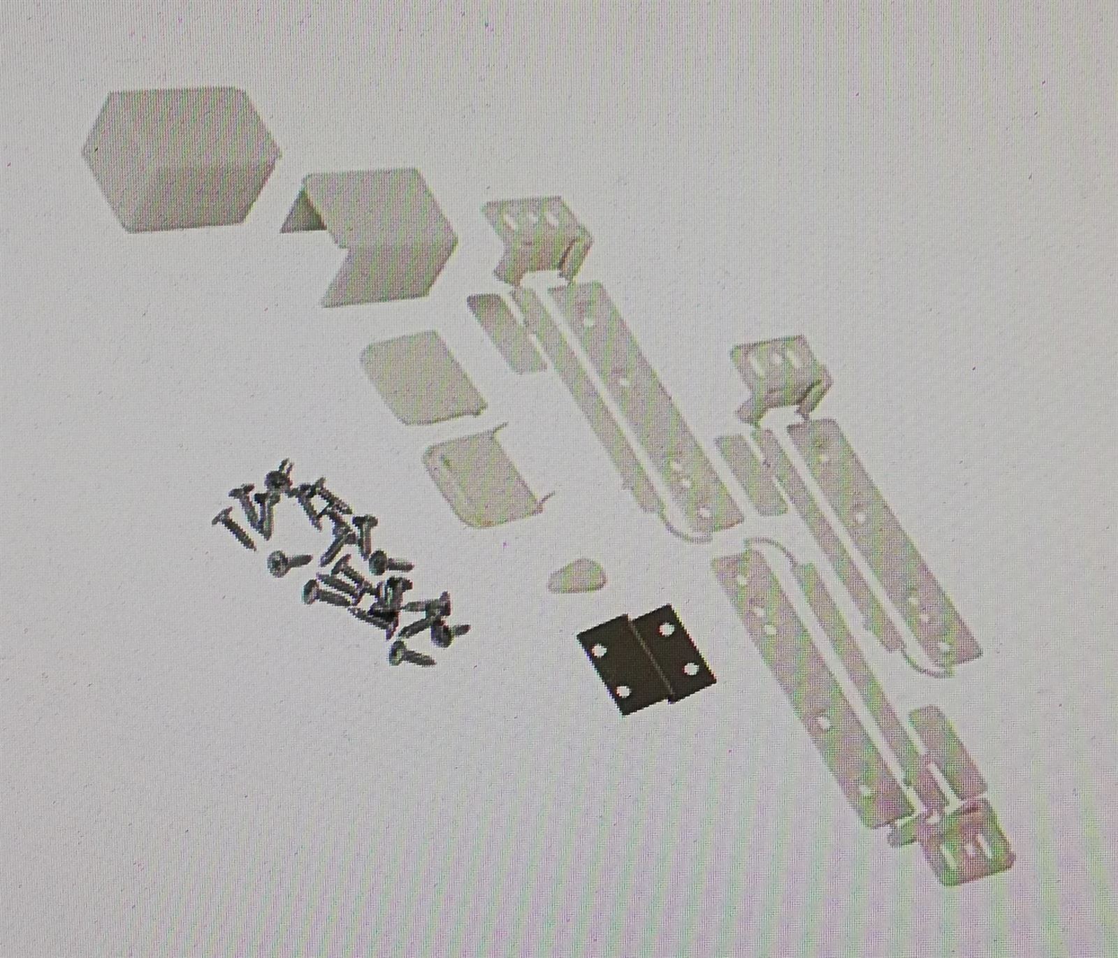 GUIA DESLIZAMIENTO PUERTA FRIGORIFICO ZANUSSI, PANELABLE, ENCASTRABLE, 3 UNIDADES, RECAMBIO ORIGINAL, 2230349041 - Imagen 1