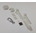 GUIA DESLIZAMIENTO PUERTA FRIGORIFICO ZANUSSI, PANELABLE, ENCASTRABLE, 3 UNIDADES, RECAMBIO ORIGINAL, 2230349041 - Imagen 1