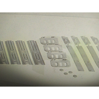 GUIA DESLIZAMIENTO PUERTA FRIGORIFICO ZANUSSI, WHIRLPOOL, PANELABLE, ENCASTRABLE, 4 UNIDADES, 481231019131 - Imagen 1