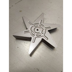 HELICE MOTOR VENTILADOR HORNO TEKA CALIDAD ORIGINAL 6 PUNTAS 146 MM, 81594001, 99513525 - Imagen 2