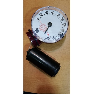 INDICADOR DE NIVEL TANQUE DE GAS OIL, MECANICO, VERTICAL, ALTURA MAXIMA 2 METROS, ROSCA 1 1/2 PULGADA, AM200V - Imagen 1