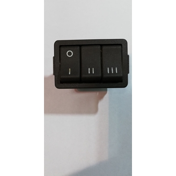 INTERRUPTOR 3 TECLAS VASCULANTE AEG, RECAMBIO ORIGINAL AEG, 46X27MM, 8 CONTACTOS, 661233340 - Imagen 1