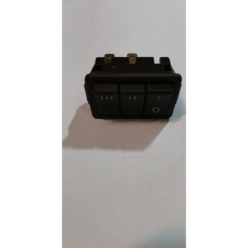 INTERRUPTOR 3 TECLAS VASCULANTE AEG, RECAMBIO ORIGINAL AEG, 46X27MM, 8 CONTACTOS, 661233340 - Imagen 2