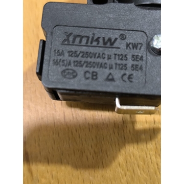 INTERRUPTOR DE BOLA PARA ESTUFAS GAS, 15A, 230V, SEGURIDAD CONTRA VUELCO, 76L4457A - Imagen 2