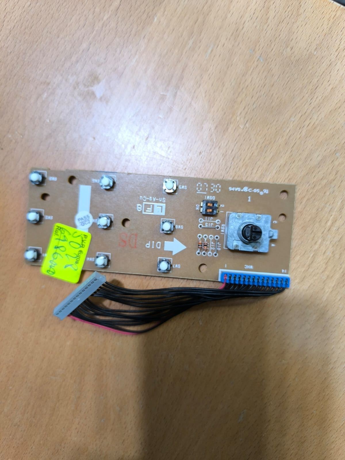 INTERRUPTOR HORNO MICROONDAS AEG, ELECTROLUX, ZANUSSI, MC2661EB, 50286986000 - Imagen 1