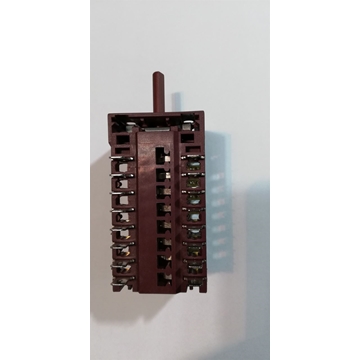 INTERRUPTOR HORNO TEKA, CONMUTADOR HORNO TEKA, 11 POSICIONES, SIN TERMOSTATO, CON PILOTO, EJE 24/6 MM, 4404050110 - Imagen 1