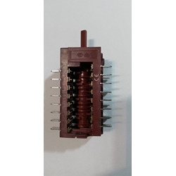 INTERRUPTOR HORNO TEKA, CONMUTADOR HORNO TEKA, 11 POSICIONES, SIN TERMOSTATO, CON PILOTO, EJE 24/6 MM, 4404050110 - Imagen 2