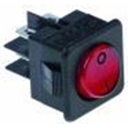 INTERRUPTOR LAVAVAJILLAS 26,5x26,5mm BOTON REDONDO A.F586 - Imagen 1