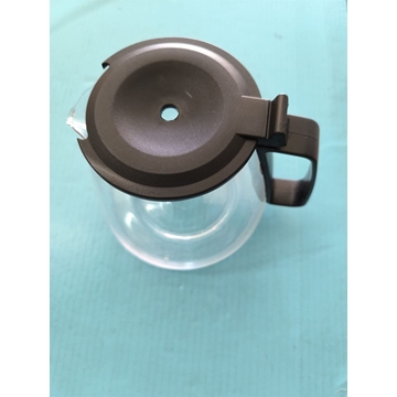 JARRA CAFETERA BRAUN, DIAMETRO 100/160MM, ALTO 145MM, NEGRA, CON TAPA, 12 TAZAS, KF150 - Imagen 1