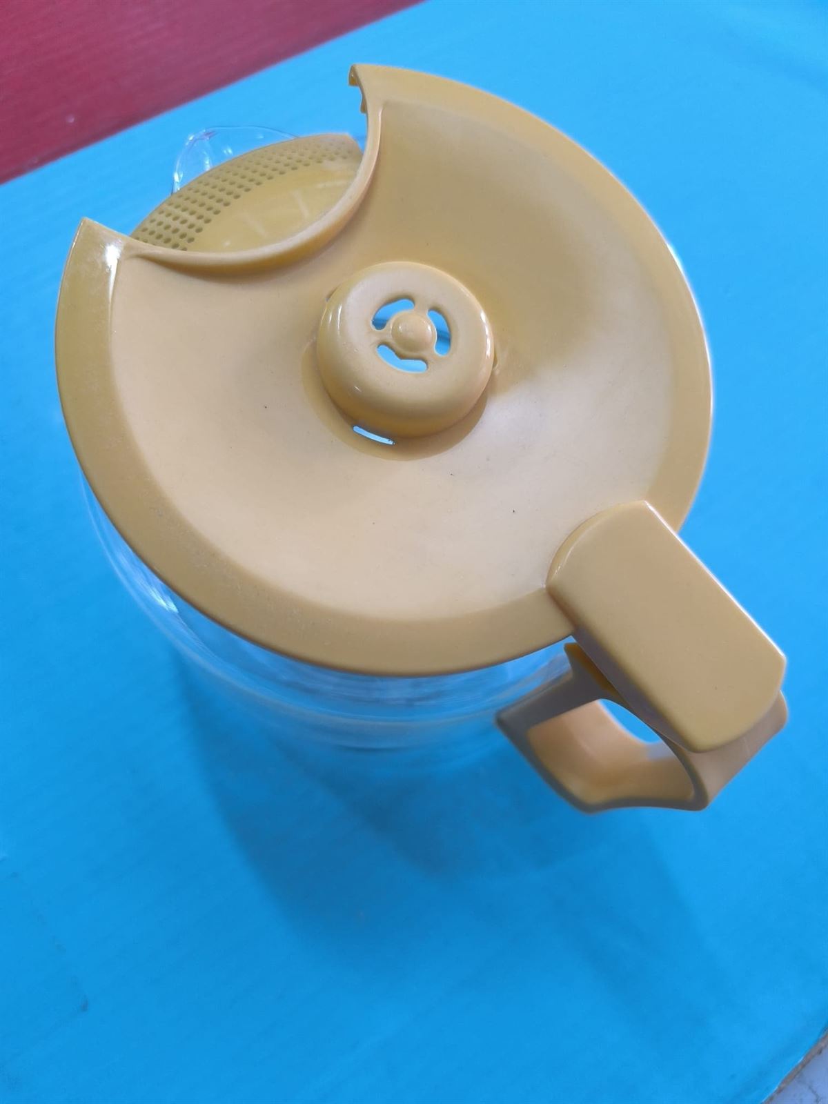 JARRA CAFETERA FAGOR, CON TAPA, AMARILLA, DIAMETRO 115/155MM, ALTO 135MM, CG712 - Imagen 1