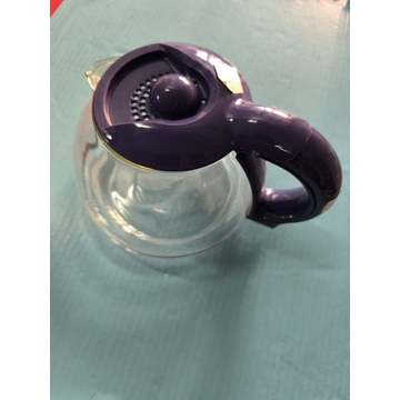 JARRA CAFETERA FAGOR, CON TAPA, DIAMETRO 125/160MM, ALTO 130MM, AMARILLA, AZUL, 47166 - Imagen 1