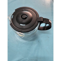 JARRA CAFETERA FAGOR, JAMAICA, CON TAPA, DIAMETRO 105/150MM, ALTO 120MM, NEGRA,  6348191060A - Imagen 1