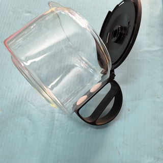 JARRA CAFETERA FAGOR, JAMAICA, CON TAPA, DIAMETRO 105/150MM, ALTO 120MM, NEGRA,  6348191060A - Imagen 2