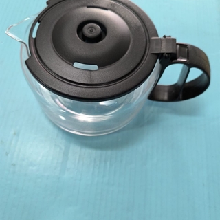 JARRA CAFETERA FAGOR, UFESA, Bosch, Philips, RIO, CON TAPA, NEGRO, DIAMETRO 115/150MM, ALTO 110MM, CRN10 - Imagen 1