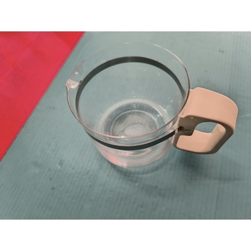 JARRA CAFETERA MOULINEX, BLANCA, SIN TAPA, DIVA96, DIAMETRO 95/135MM, ALTO 130MM,  6348295101A - Imagen 1