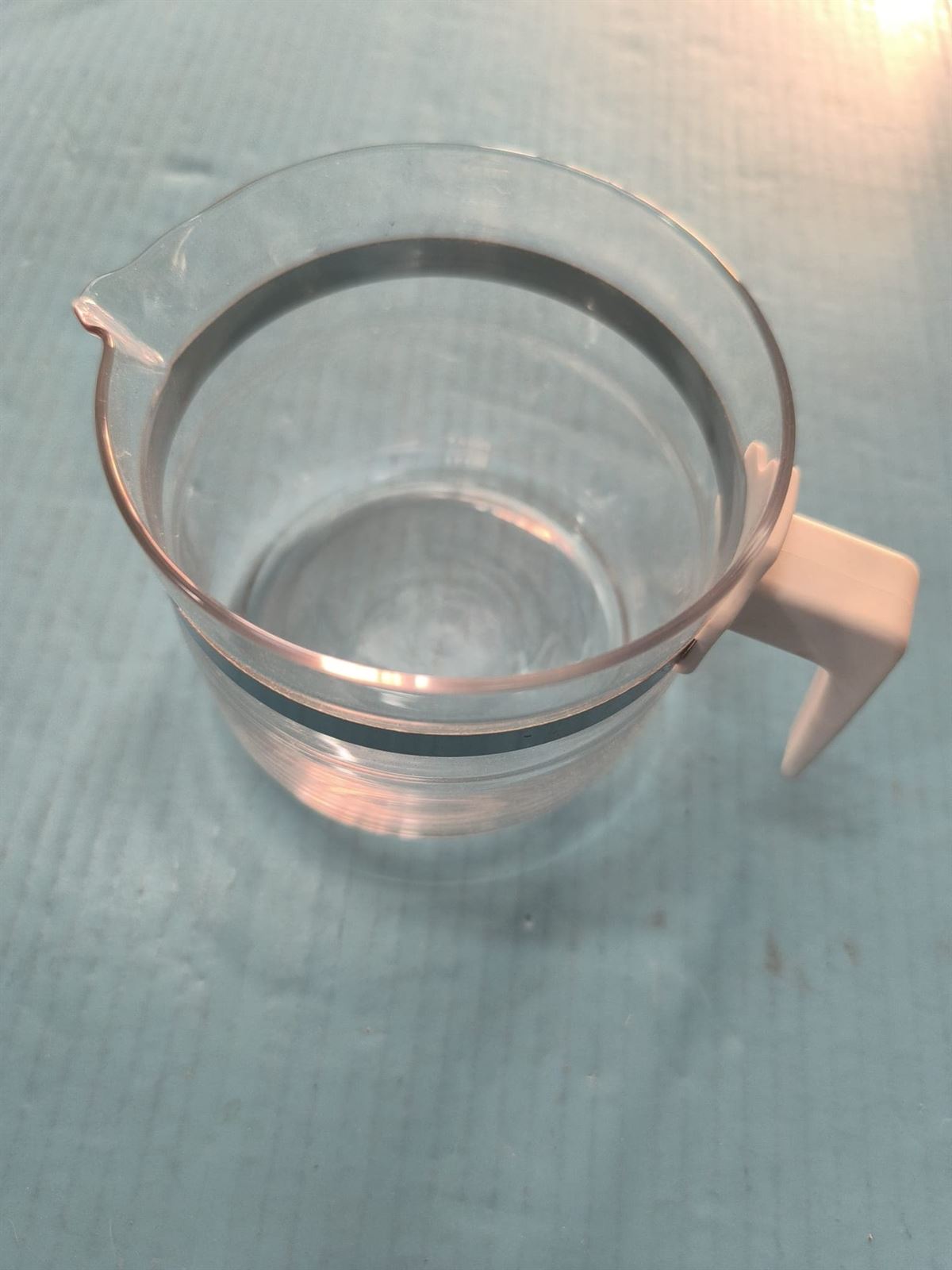 JARRA CAFETERA MOULINEX, SIN TAPA, DIAMETRO 95/110MM, ALTO 100MM, BLANCA, 4/6TAZAS, 6348295359A - Imagen 1