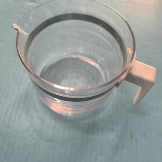 JARRA CAFETERA MOULINEX, SIN TAPA, DIAMETRO 95/110MM, ALTO 100MM, BLANCA, 4/6TAZAS, 6348295359A - Imagen 1