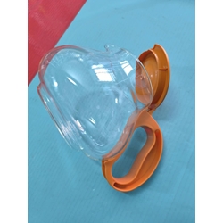 JARRA CAFETERA PHILIPS, CON TAPA, DIAMETRO 100/155MM, ALTO 130MM, COLOR NARANJADO, HD7954 - Imagen 2