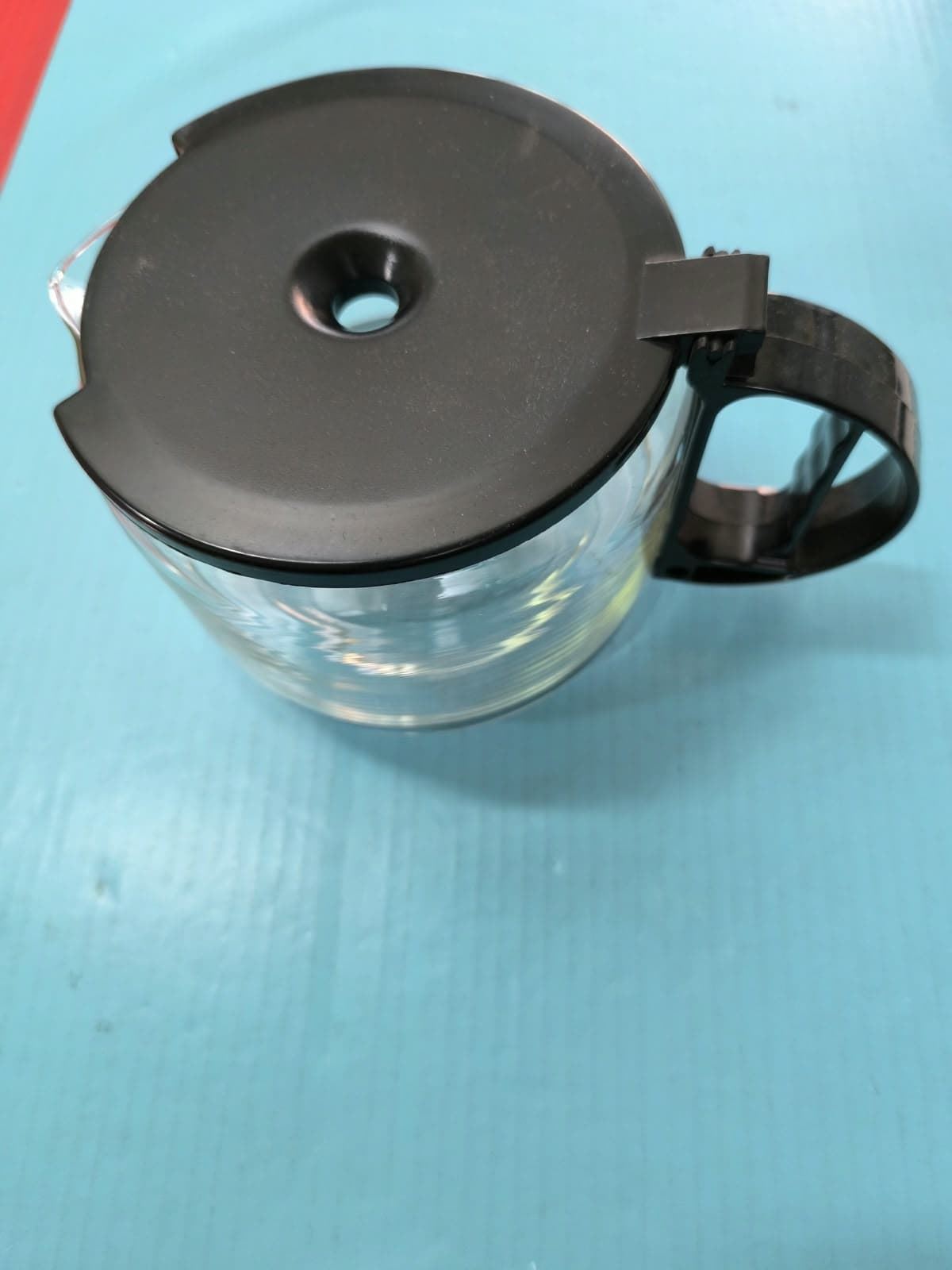 JARRA CAFETERA PHILIPS, CON TAPA, DIAMETRO 95/140MM, ALTO 120MM, COLOR NEGRO, 120PH0124 - Imagen 1