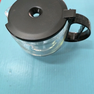 JARRA CAFETERA PHILIPS, CON TAPA, DIAMETRO 95/140MM, ALTO 120MM, COLOR NEGRO, 120PH0124 - Imagen 1