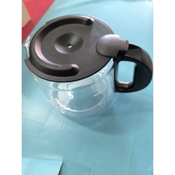 JARRA CAFETERA ROWENTA, DIAMETRO 120/145MM, ALTO 140MM, NEGRA, CON TAPA, ZK100 - Imagen 1