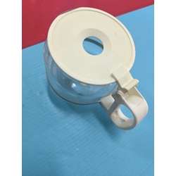 JARRA CAFETERA SOLAC, CON TAPA, BLANCA, DIAMETRO 100/140MM, ALTO 125MM, 100140125 - Imagen 1