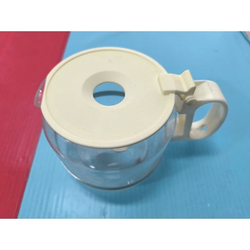 JARRA CAFETERA SOLAC, CON TAPA, BLANCA, DIAMETRO 100/140MM, ALTO 125MM, 100140125 - Imagen 2