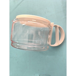 JARRA CAFETERA SOLAC, CON TAPA, BLANCA, DIAMETRO 110/150MM, ALTO 110MM, C-145 - Imagen 1