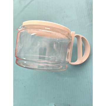 JARRA CAFETERA SOLAC, CON TAPA, BLANCA, DIAMETRO 110/150MM, ALTO 110MM, C-145 - Imagen 1