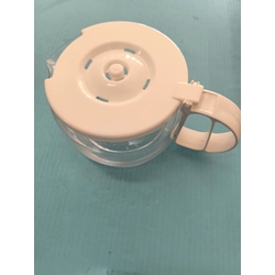JARRA CAFETERA SOLAC, CON TAPA, BLANCA, DIAMETRO 110/150MM, ALTO 110MM, C-145 - Imagen 2