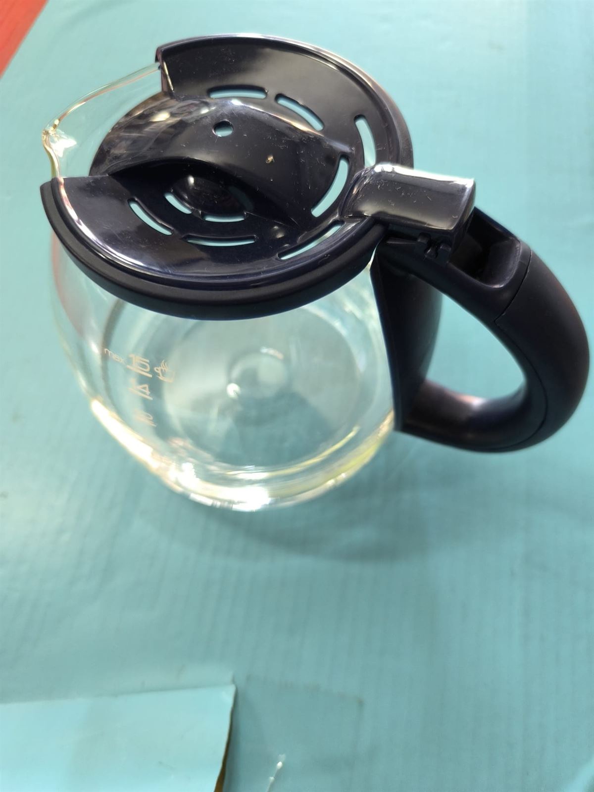 JARRA CAFETERA SOLAC, DE LUXE, CON TAPA, DIAMETRO 110/135MM, ALTO 155MM, AZUL, CF4150, 6348383150 - Imagen 1