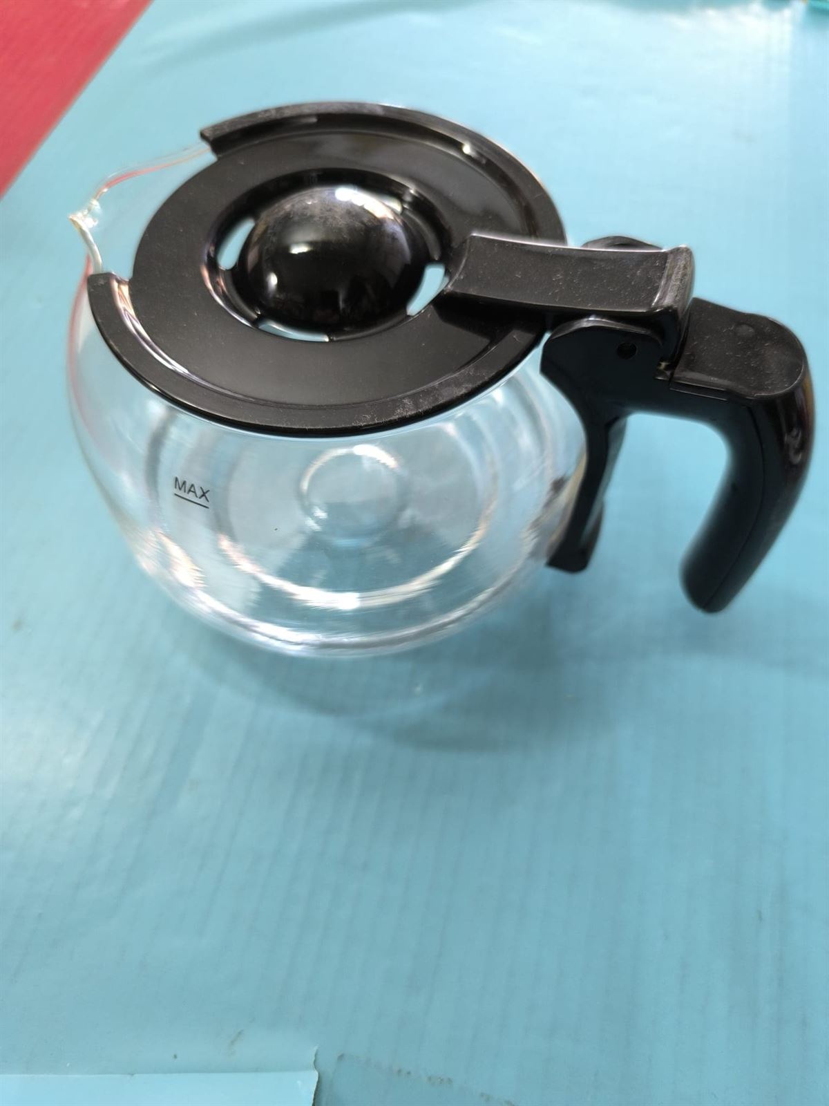JARRA CAFETERA SOLAC, DE LUXE, CON TAPA, DIAMETRO 110/135MM, ALTO 155MM, NEGRA, CF4035, 404200 - Imagen 1