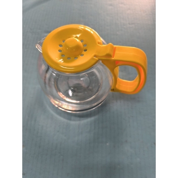 JARRA CAFETERA SOLAC, LITTLE, SOLEA, CON TAPA, AMARILLA, DIAMETRO 85/120MM, ALTO 110MM, 120SO0107AM - Imagen 1
