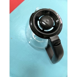 JARRA CAFETERA SOLAC, STILLO, CON TAPA, NEGRA, DIAMETRO 85/150MM, ALTO 135MM, 400009 - Imagen 1