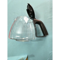 JARRA CAFETERA SOLAC, STILLO, CON TAPA, NEGRA, DIAMETRO 85/150MM, ALTO 135MM, 400009 - Imagen 2